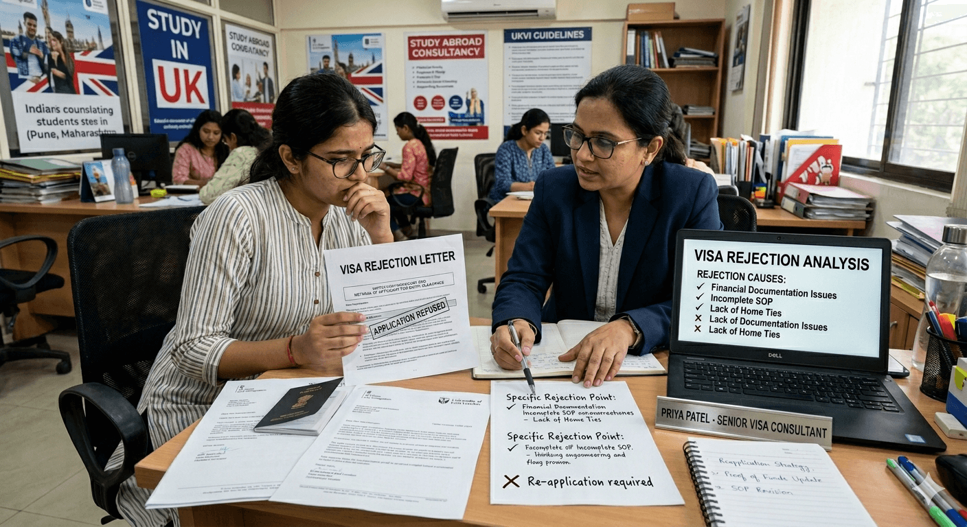 How to Reapply After a Visa Rejection (Step-by-Step Guide for Indian Students 2026)