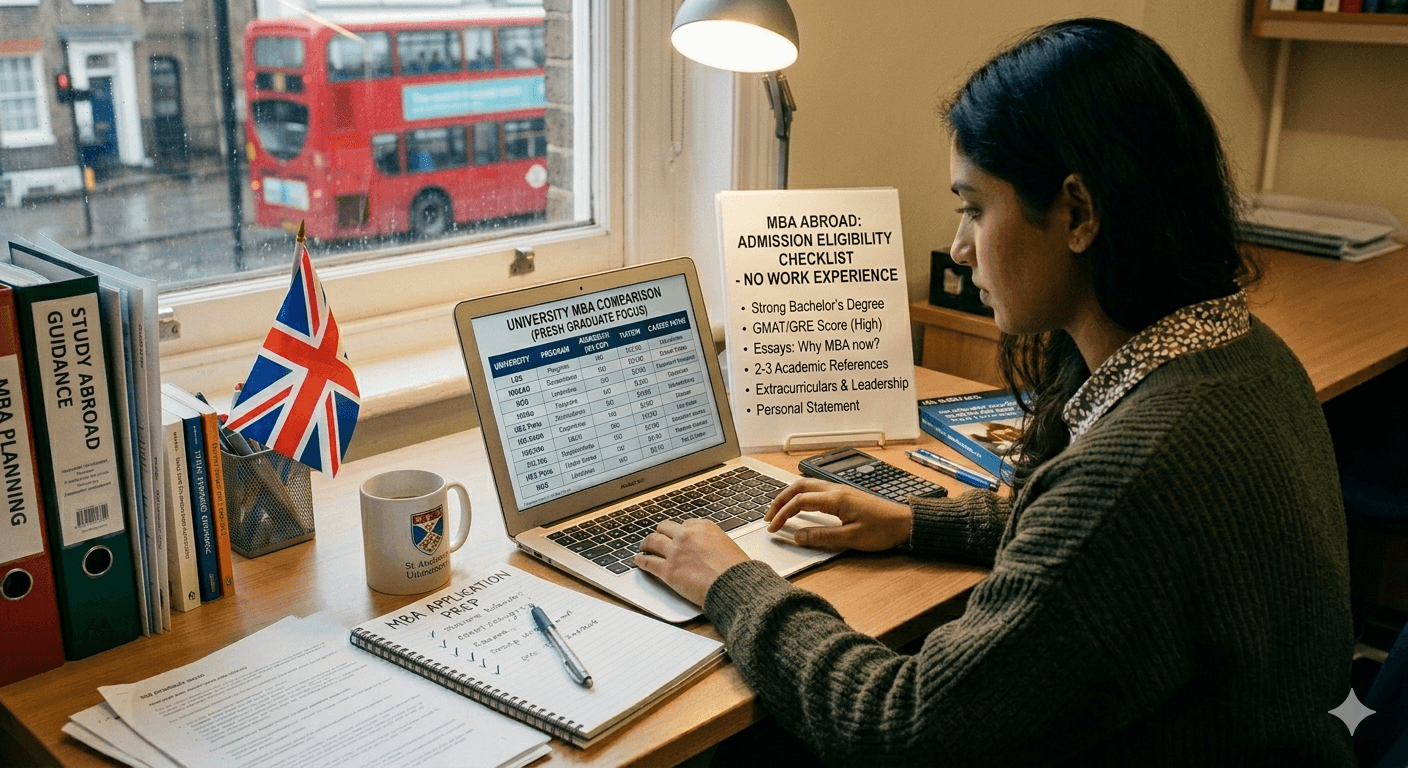 Can You Do an MBA Abroad Without Work Experience? (Country-Wise Guide 2026)