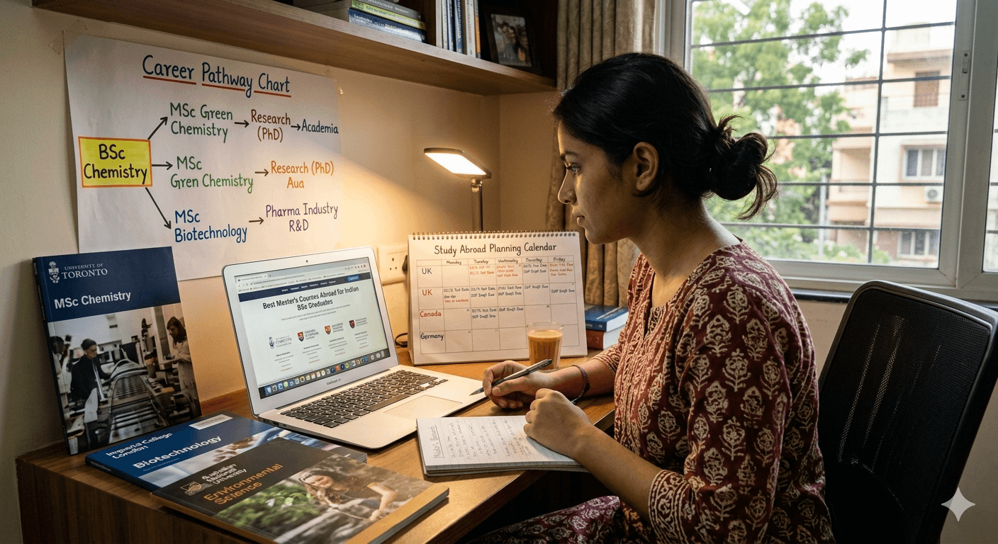 Best Courses After BSc for Studying Abroad (Top Career Options 2026 Guide)